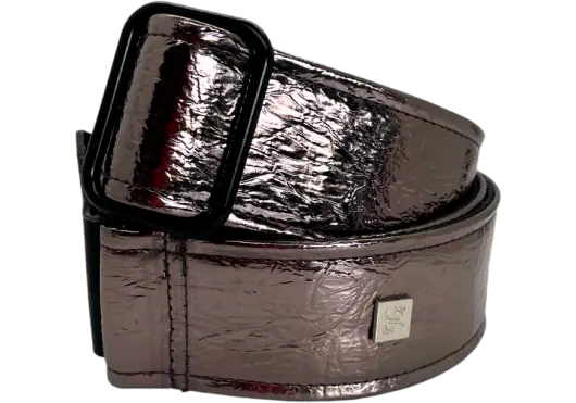 GETM Correa para Guitarra/Bajo Distressed Vernice Pewter - Nailon, Piel, Polipiel Ajustable hasta 165 cm