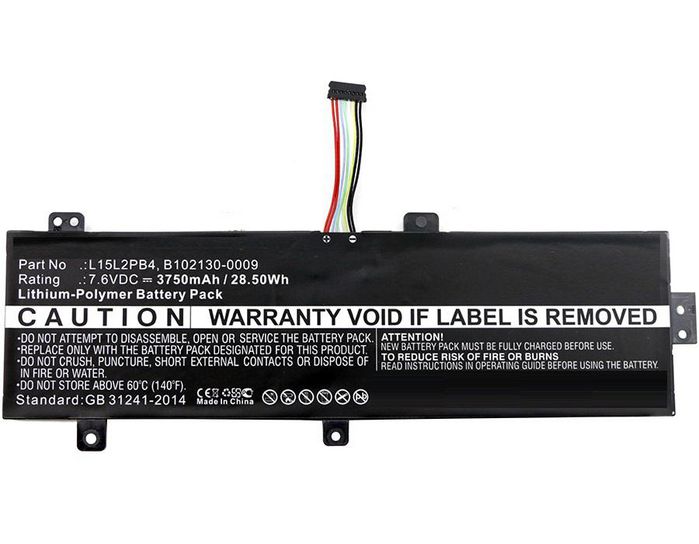 CoreParts Batería para Lenovo 27.36Wh 7.6V 3600mAh Negro CoreParts Batería para Lenovo 27.36Wh 7.6V 3600mAh Negro