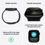 Apple Watch Series 10 GPS + Cellular 42mm Aluminio Plateado con Correa Deportiva Azul Denim