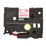 Brother Cinta Laminada TZe-262 36mm Rojo sobre Blanco