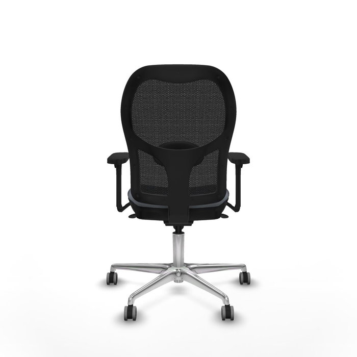PIQUERAS Y CRESPO Silla de oficina Jorquera con mecanismo Sincro, Gris y Negro