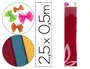 Liderpapel Papel crespón Rojo 50 cm x 2,5 m 34g/m2