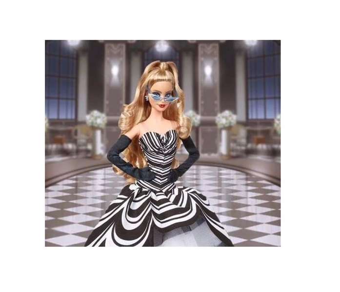 Mattel Barbie Signature 65 Aniversario Muñeca Rubia HRM58