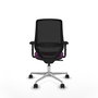PIQUERAS Y CRESPO Silla de oficina Mardos con mecanismo Sincro, Morado y Negro