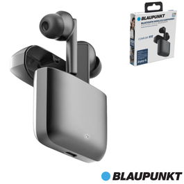 Blaupunkt Audio Auriculares Inalambricos TWS BT 5.3 Plata con Base de Carga - Carga Rapida y Sonido Estereo de Alta Calidad