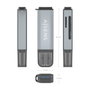 AISENS Lector de tarjetas externo ASCR-2A09-GR Gris USB 3.2 Gen 1