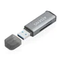 AISENS Lector de tarjetas externo ASCR-2A09-GR Gris USB 3.2 Gen 1