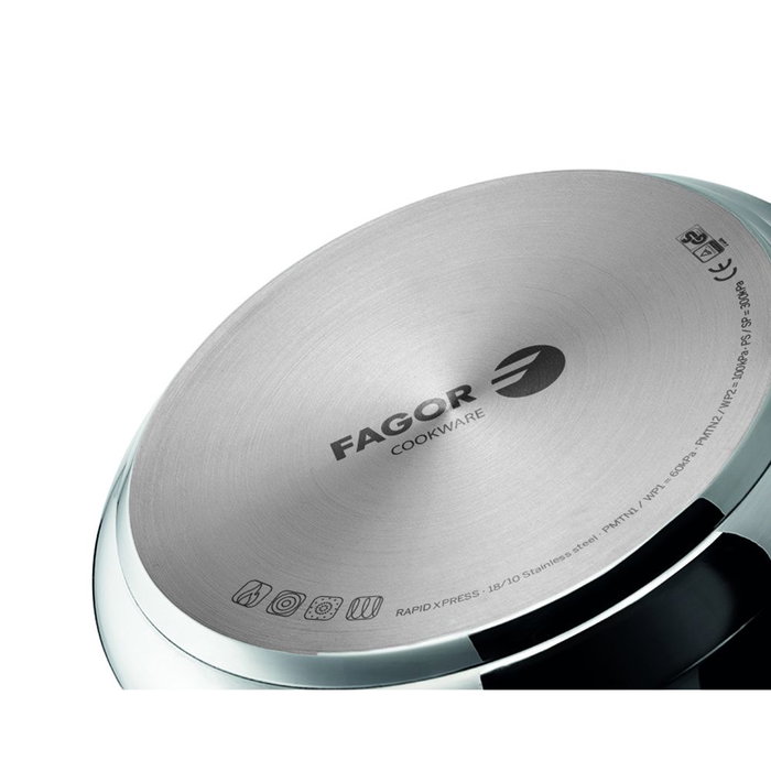 Fagor Olla Super Rápida Rapid 6L Inoxidable 18/10 Ø23x17cm