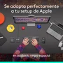 Logitech MX Master 4 for Mac Ratón Inalámbrico Bluetooth Ergonómico para Mano Derecha Laser 8000 DPI, 910-007577, Blanco Plata, con Carga USB-C y Botón Rueda MagSpeed