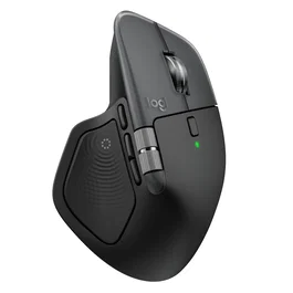 Logitech MX Master 4 for Mac Ratón Inalámbrico Bluetooth Ergonómico para Mano Derecha Laser 8000 DPI, 910-007577, Blanco Plata, con Carga USB-C y Botón Rueda MagSpeed