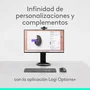 Logitech MX Master 4 for Mac Ratón Inalámbrico Bluetooth Ergonómico para Mano Derecha Laser 8000 DPI, 910-007577, Blanco Plata, con Carga USB-C y Botón Rueda MagSpeed