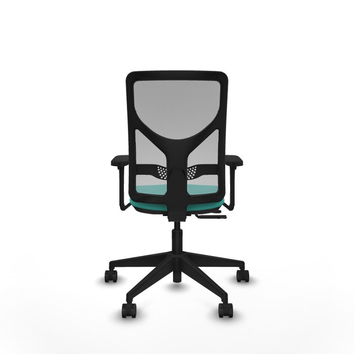 PIQUERAS Y CRESPO Silla de oficina Motilla con mecanismo Sincro/Traslack, Turquesa y Gris PIQUERAS Y CRESPO Silla de oficina Motilla con mecanismo Sincro/Traslack, Turquesa y Gris