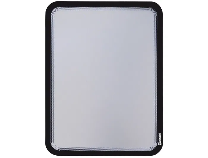 Djois Marco Porta Anuncios DIN A4 con 4 Bandas Magnéticas en el Dorso, Negro, Pack de 2 Unidades