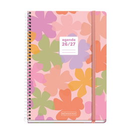 Agenda Escolar (2026-27) Miquelrius Teen Espiral Tapa Extra Con Goma Plus 4º 155X215 D/P Summery