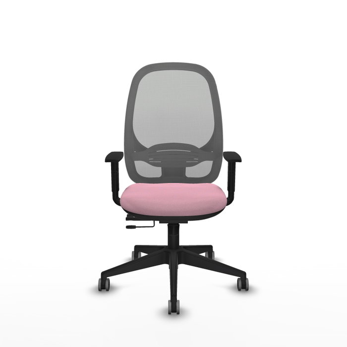 PIQUERAS Y CRESPO Silla de oficina Cilanco Rosa y Gris