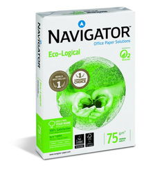 Papel A4 Navigator Eco-Logical 75G 500H (Set de 5)