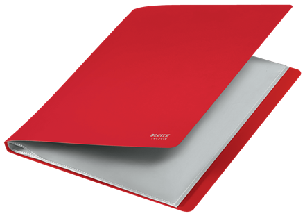 Leitz 46760025 Carpeta Polipropileno con 20 Fundas A4 Recycle, Rojo Leitz 46760025 Carpeta Polipropileno con 20 Fundas A4 Recycle, Rojo