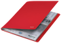 Leitz 46760025 Carpeta Polipropileno con 20 Fundas A4 Recycle, Rojo
