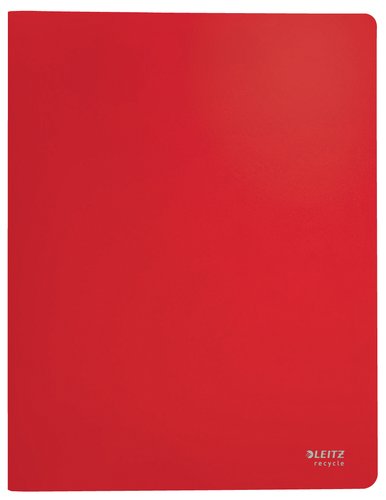 Leitz Carpeta Recycle con 20 fundas, A4, Rojo Leitz Carpeta Recycle con 20 fundas, A4, Rojo