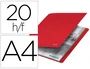 Leitz Carpeta Recycle con 20 fundas, A4, Rojo