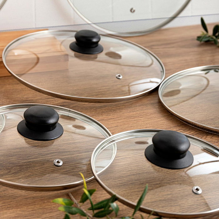 Tapa Vidrio Renova Quid 20 cm (6 Unidades)