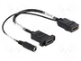 DeLOCK 87038 Cable HDMI 4K 60 Hz con alimentación CC 2,1 x 5,5 mm, 0,30 m