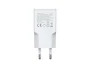 Equip 245521 Cargador USB-C GaN Slim 20W Blanco - Tecnología Power Delivery 3.0 y Quick Charge 3.0, 1 Puerto, Carga Rápida, Universal, 100-240V, Protección Integral