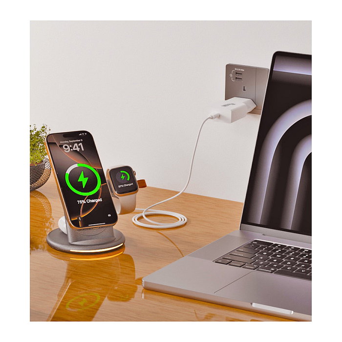 Equip Cargador GaN Slim 20W USB-C Blanco Equip Cargador GaN Slim 20W USB-C Blanco