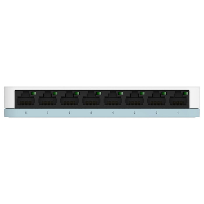 D-Link DGS-1008D/E Switch Gigabit Ethernet No Administrado de 8 Puertos, Full Duplex, 16 Gbit/s, Blanco