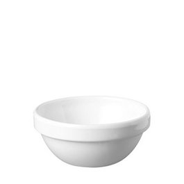 APS Casual - Bol Blanco de Melamina para Buffet y Exposición, Diámetro 20 cm x Alto 9.2 cm