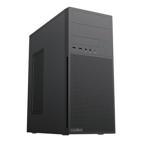 Coolbox A780 COO-PCA780-1 - Caja PC Midi Tower ATX semitorre negra con fuente de alimentación 500W, USB 3.2 Gen 1 Tipo-C, 3 bahías SSD, compatible microATX, Mini-ITX Coolbox A780 COO-PCA780-1 - Caja PC Midi Tower ATX semitorre negra con fuente de alimentación 500W, USB 3.2 Gen 1 Tipo-C, 3 bahías SSD, compatible microATX, Mini-ITX
