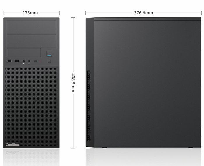 Coolbox Caja Semitorre ATX A780 con Fuente 500W USB-C Negro Coolbox Caja Semitorre ATX A780 con Fuente 500W USB-C Negro