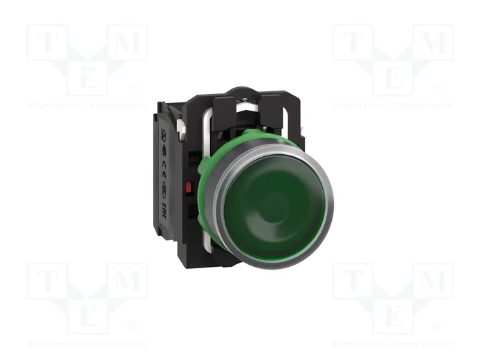 SCHNEIDER ELECTRIC Interruptor de presión Harmony XB5 Verde LED 22mm SCHNEIDER ELECTRIC Interruptor de presión Harmony XB5 Verde LED 22mm