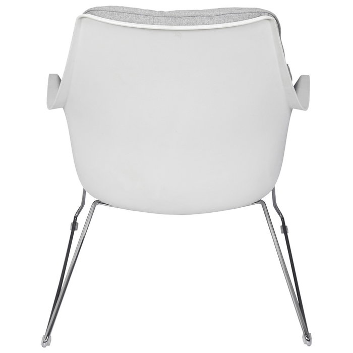 Home Deco Factory Butaca Gris Destockage Cojín Extraíble Patas Metal Espuma Poliuretano 93x74xh79cm