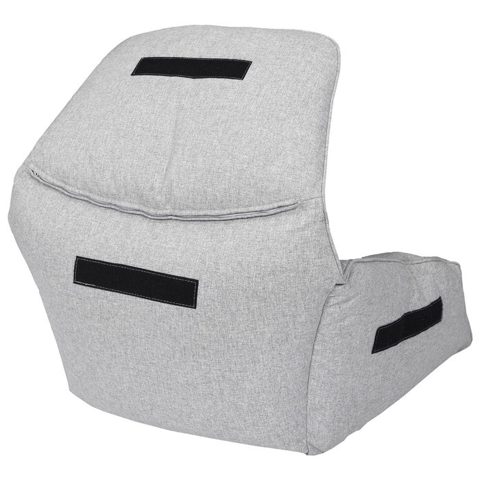 Home Deco Factory Butaca Gris Destockage Cojín Extraíble Patas Metal Espuma Poliuretano 93x74xh79cm