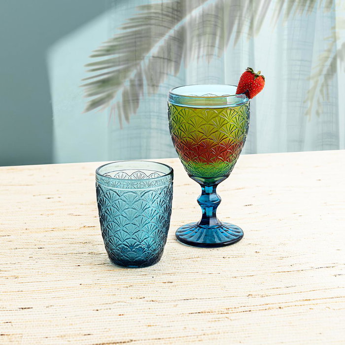 Vaso Bajo Vidrio Blue Moon Bidasoa 29 cL Vaso Bajo Vidrio Blue Moon Bidasoa 29 cL