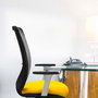 PIQUERAS Y CRESPO Silla de oficina Zulema Gris con mecanismo Sincro/Traslack