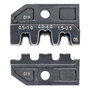 Knipex 97 49 05 Juego de matrices de crimpado para conectores de 4.8 + 6.3 mm