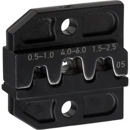 Knipex 97 49 05 Juego de matrices de crimpado para conectores de 4.8 + 6.3 mm