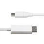StarTech.com Cable USB-C a DisplayPort 1.2 Bidireccional CDP2DP2MBW - 2 m Blanco - 4K 60Hz HDR - para MacBook, Dell, HP