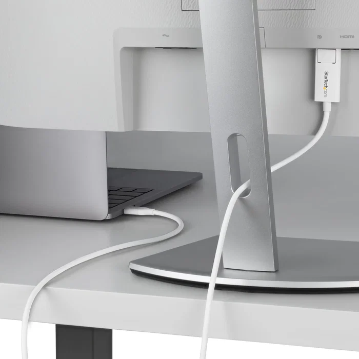 StarTech.com Cable USB-C a DisplayPort 1.2 Bidireccional CDP2DP2MBW - 2 m Blanco - 4K 60Hz HDR - para MacBook, Dell, HP StarTech.com Cable USB-C a DisplayPort 1.2 Bidireccional CDP2DP2MBW - 2 m Blanco - 4K 60Hz HDR - para MacBook, Dell, HP