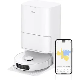 Mova Robot Aspirador E30 Ultra con Vaciado Automático y Mopa - Limpieza Automática Tecnología RoboSwing