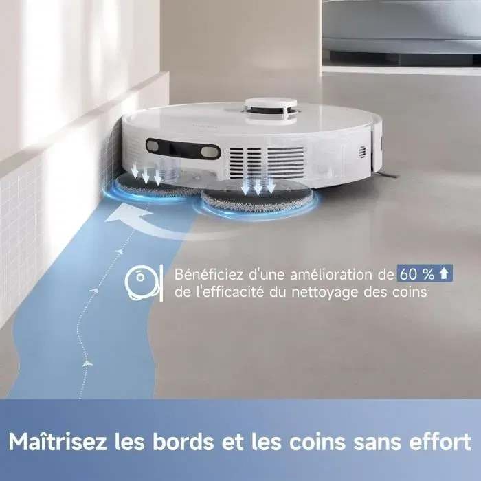 Mova Robot Aspirador E30 Ultra con Vaciado Automático y Mopa - Limpieza Automática Tecnología RoboSwing Mova Robot Aspirador E30 Ultra con Vaciado Automático y Mopa - Limpieza Automática Tecnología RoboSwing