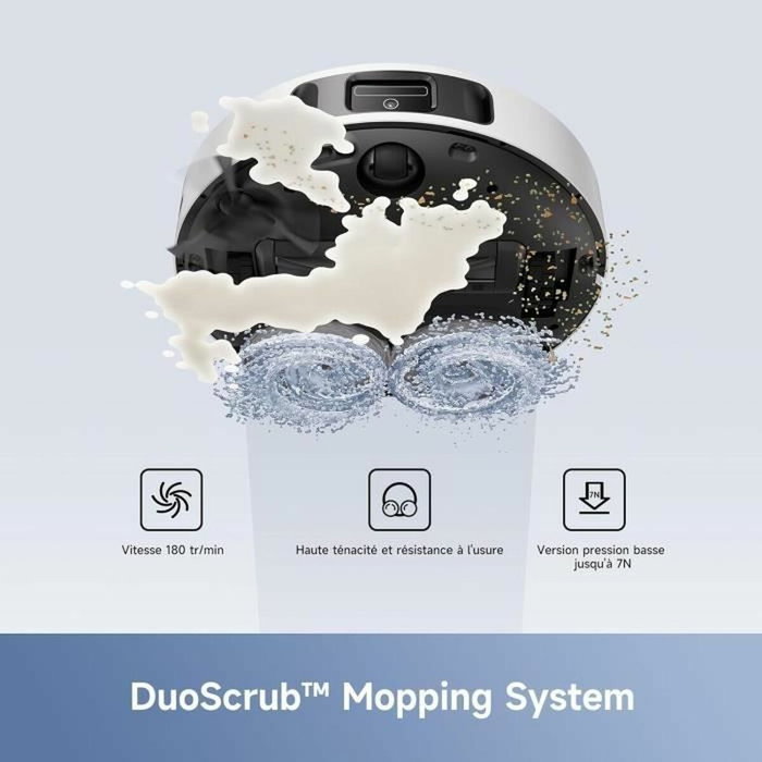Mova E30 Ultra Robot aspirador Blanco con autovaciado
