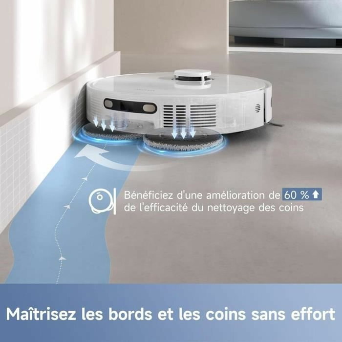 Mova E30 Ultra Robot aspirador Blanco con autovaciado