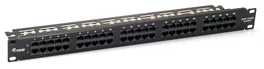 Equip Panel de parcheo 125295 de 50 puertos Cat3 1U Negro