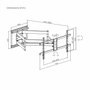 Aisens Soporte de Pared WT90TSLE-387 para Monitores y TV de 43-90 pulgadas, 60kg
