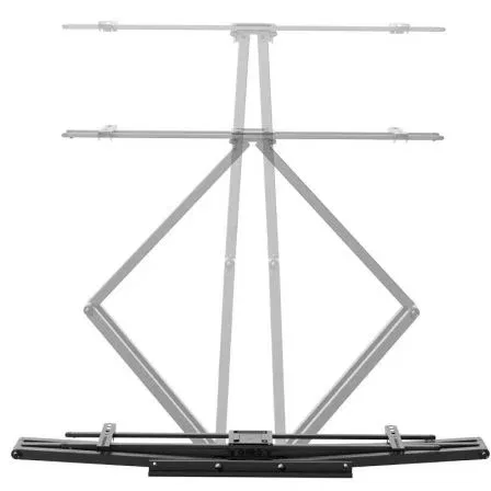 Aisens WT90TSLE-387 Soporte Pared Giratorio Inclinable Nivelable para Monitores y TV 43-90" hasta 60kg Negro