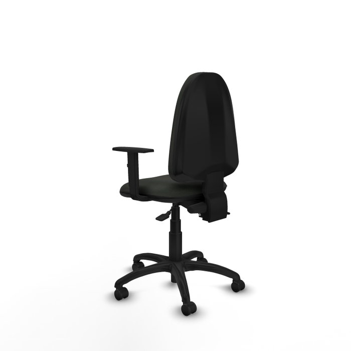 PIQUERAS Y CRESPO Silla de oficina Aýna con mecanismo Asincro, Tela Negra PIQUERAS Y CRESPO Silla de oficina Aýna con mecanismo Asincro, Tela Negra