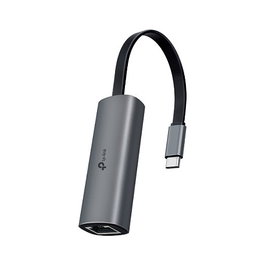 TP-Link UE302C Adaptador USB-C a Ethernet 2.5 Gigabit 2500 Mbit/s, Gris, para PC, Laptop, Mac, Linux